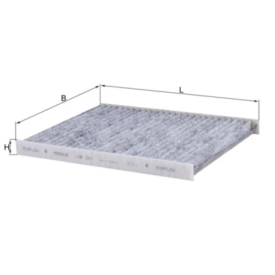 Bild av Filter, kupéventilation KNECHT LAK 241