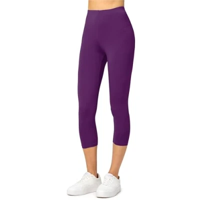 Bild av Merry Style Dam 3/4 Leggings MS10 144(Plommon, XS)