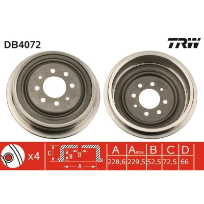 Bild av Bromstrumma TRW DB4072