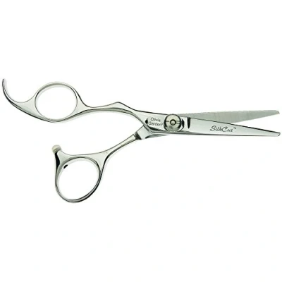 Bild av Olivia Garden Silkcut 5.0&quot; Vänsterhand Saxar Precisionsklippning, Ergonomiskt Handtag, För Professionella Frisörer