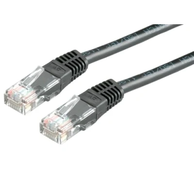 Bild av VALUE Patchkabel Kat.6 (klass E) UTP, svart, 1,5 m