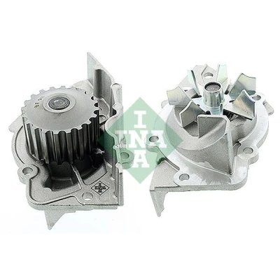 Bild av INA 538 0151 10 Pompe à eau avec joint d&#039;étanchéite mécanique pour transmission par courroie de distribution PEUGEOT: 406 Berline, 205 II 3/5 portes