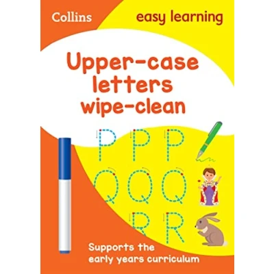 Bild av Upper Case Letters Age 3 5 Wipe Clean Activity Book: Ideal for home learning