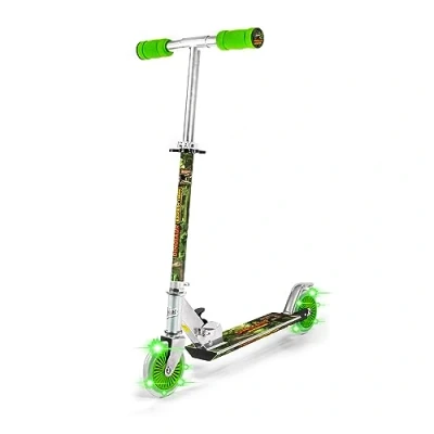 Bild av Sparkcykel Dinosaurie Med Lysande Hjul