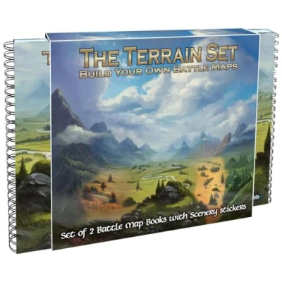 Bild av Loke Battlemats The Terrain Set Build Your Own Battle Map Kit RPG Accessory Ages 14+ English