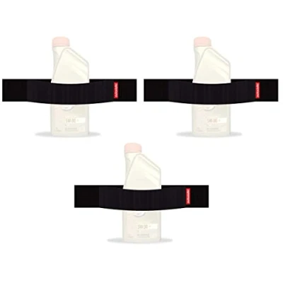 Bild av TrunkExpert Car Kardborreband, Set med 3, 30x5x0,3cm, Trunk Organizer, Flexibel, Beständig, Svart, Vattentät, för fixering av transporterade föremål