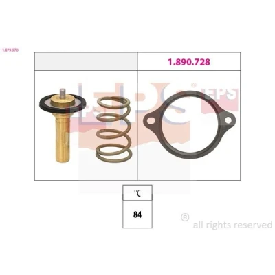 Bild av EPS 1.879.970 Thermostat d&#039;eau 84 sans boîtier OPEL: Corsa E 3/5 portes, Mokka / X, Astra K portes