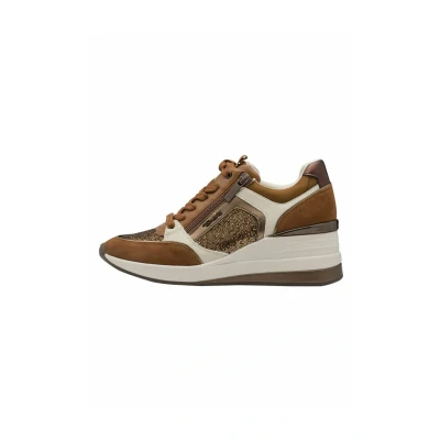 Bild av Tamaris Sneakers, Storlek: 39, Cognac comb Skinn och skinnimitation