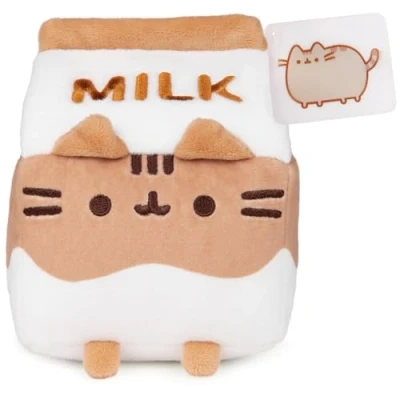 Bild av Pusheen sirote une peluche (Lait au chocolat)