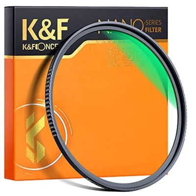Bild av UV filter 77 mm, K&amp;F koncept mm nano X serien MCUV Ultra Slim MC glasfilter 18 lagers vattentätt multi belagt ultraviolett skydd linsfilter