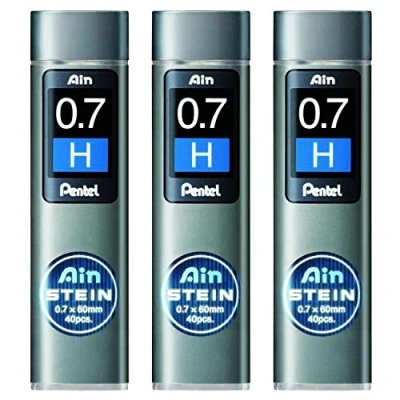 Bild av Pentel Ain C277 H stiftpåfyllning, 0,7 mm, höjd: 40 påfyllningar, 3 stycken
