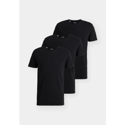 Bild av Selected Homme Slhroland Oneck TEE 3 PACK Tshirt bas, Storlek: Small, Black