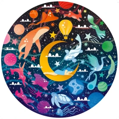 Bild av Ravensburger 12000818 Circle of Colors Drömmar pussel 500 bitar för vuxna och barn från 12 år uppåt, Runt