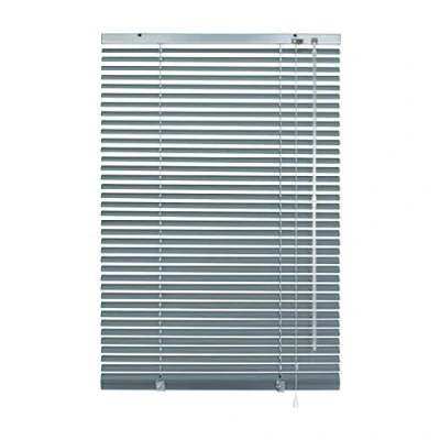 Bild av Deco Company Aluminiumpersienn att klämma fast, Silverblå, 60 x 130 cm, 23 3137