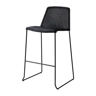 Bild av Cane line Breeze Bar Stool 5465 LI/LS/LW Barstol Black B: 52,5 x D: 53 H: 101 SH: 75 cm