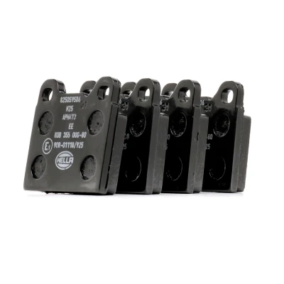 Bild av HELLA 8DB 355 008 801 Jeu de plaquettes frein non préparé pour indicateur d&#039;usure VOLVO: V70 I, 240 Break, 850 Break