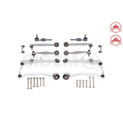 Bild av SIDEM 37873 Kit de réparation, bras triangulaire oscillant longitudinal Essieu avant avec monture VOLKSWAGEN: Passat B5 GP Berline