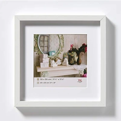 Bild av walther design tavelram vit 40 x cm med passepartout, Stockholm träram EA444W