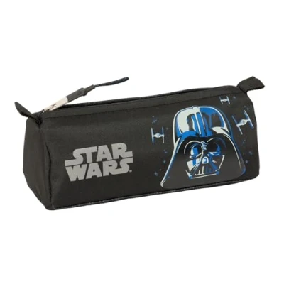 Bild av Star WARS REBELLION Fodral med dragkedja och fack, barnfodral, perfekt för skolbarn, bekväm mångsidig, kvalitet styrka, 21 x 7 8 cm, svart, M, Avslappnad