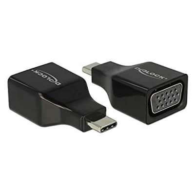 Bild av Delock Extern videoadapter USB C VGA svart