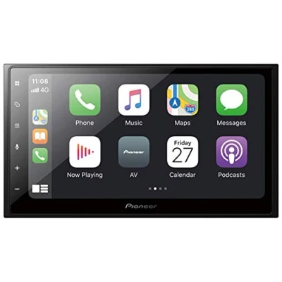 Bild av Pioneer SPH DA250DAB Bilstereo, DAB Digitalradio, DIN 2, Apple Car Play, Android Auto, 6,8 Tum Svart, 1 st