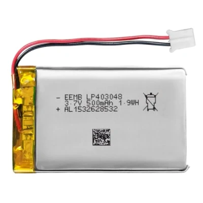 Bild av EEMB 3.7V Lipo batteri 500mAh 403048 litiumpolymerjonbatteri Uppladdningsbart litiumjonpolymerbatteri med JST kontakt Se till att enheten polaritet matchar batteriet innan du köper!!!