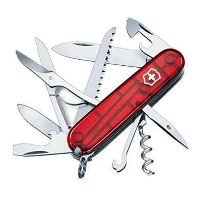 Bild av Victorinox, Schweizer Taschenmesser, Huntsman, Multitool, 15 Funktionen, Klinge, gross, Korkenzieher, Dosenöffner