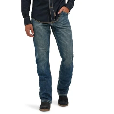 Bild av Wrangler jeans, retro, smal passform, boot cut, gröna 38W / 36L