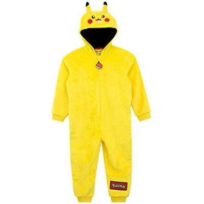 Bild av Pokemon pojkar Pikachu sovkläder, GUL, 134 cm