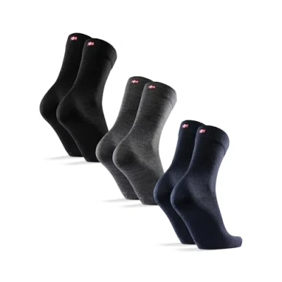 Bild av Danish Endurance 3 PACK Träningssockor, Storlek: 39 42, Black grey dark navy