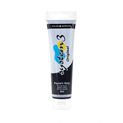 Bild av Daler Rowney System 3150 ml Tube akrylfärg Payne&#039;, s, grå