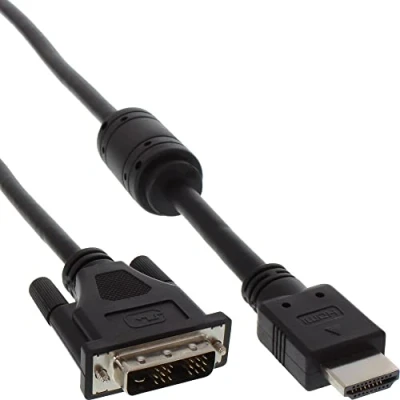 Bild av Cablexpert HDMI DVI D Single link kabel, 1,8 m, svart