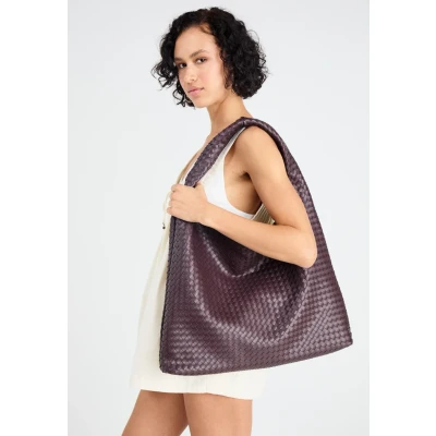 Bild av Gina Tricot   Braided large bag   Axelremsväskor   Lila   ONESIZE   Dam