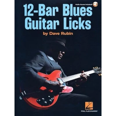Bild av 12 Bar Blues Guitar Licks: Book With Online Audio