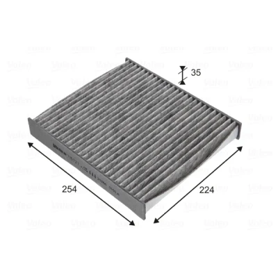 Bild av Filter, kupéventilation Valeo 715727
