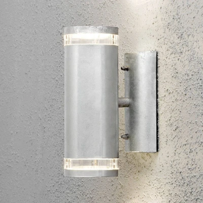 Bild av Konstsmide Utomhusvägglampa Modena 2 lampor grå