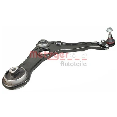 Bild av METZGER 58116902 Bras de suspension avec rotule suspension, support en caoutchouc Essieu avant droit, inférieur barre oscillant transversal