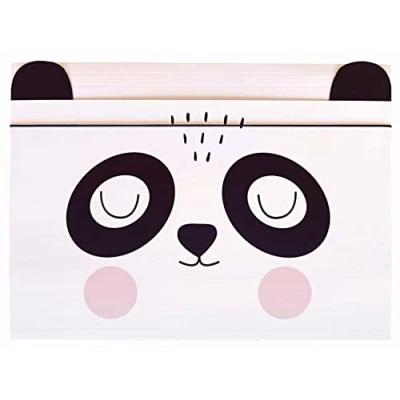 Bild av Mapp A4 Kartong Soft Touch Tryckt Inuti och Utomhus Rolig Form Panda