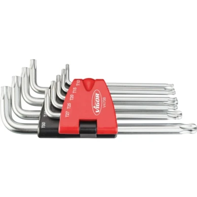 Bild av VIGOR V4708 Kit de tournevis 9 Torx intérieur dans support plastique