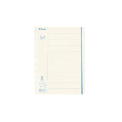 Bild av Jopa Pappersregister, otryckt, kraft, 10 delar, A4, vit