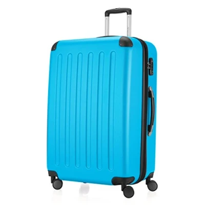 Bild av Hauptstadtkoffer Spree bagage Resväska hård sida spinner vagn expanderbar, Cyanblue, 75 cm,