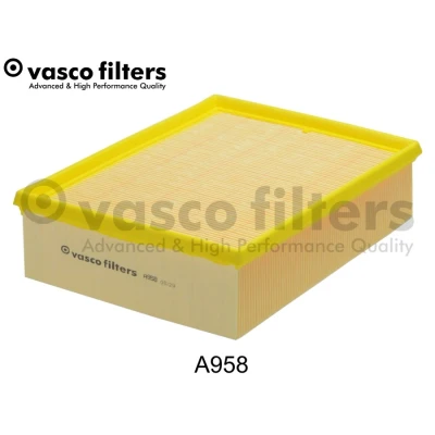 Bild av DAVID VASCO A958 Filtre à air 70 213 268 rectangulaire Cartouche filtrante AUDI: A4 B7 Avant, Berline, B6 SEAT: Exeo ST, Berline