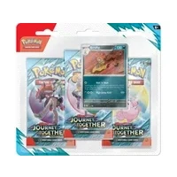Bild av Pokemon TCG 3 Pack Booster with Promocard and Coin Assorted Scarlet &amp; Violet Journey Together