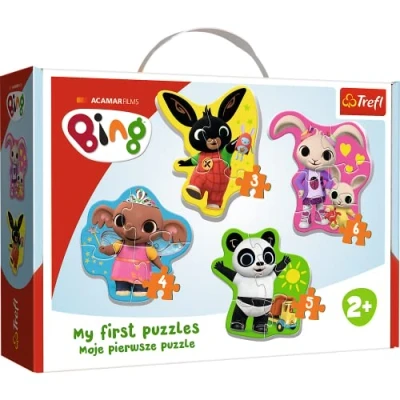 Bild av Trefl Pussel Bing And Friends, Bunny, Från 3 Till 6 Bitar, 4 Set, För Barn 2 År
