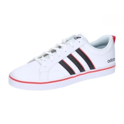 Bild av adidas Herr Vs Pace 2.0 Skor Sneaker, Ftwr vit kärna svart ljus röd, 36 EU