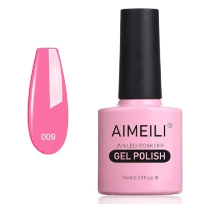 Bild av AIMEILI Gel Nagellack, Färg Nagelgel UV LED Nagellack Blötlägg Av Avlösbar Gelack Polish (009) 10 ml