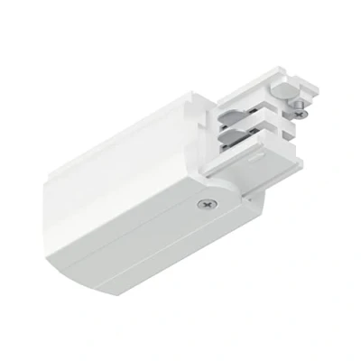 Bild av Paulmann 91361 ProRail3 Skensystem matningsände vänster 99,5x35mm max. 3 680W Vit Takskena Metall, plast