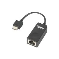 Bild av Lenovo 4X90Q84427 USB Nätverksadapter (Kabelansluten, C, Ethernet), Svart