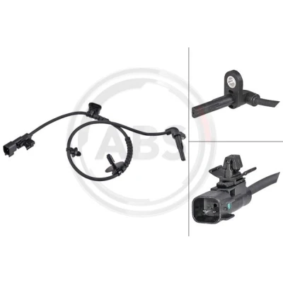 Bild av A.B.S. 31861 Capteur ABS actif 600 noir OPEL: Mokka / X, CHEVROLET: Trax, VAUXHALL: X