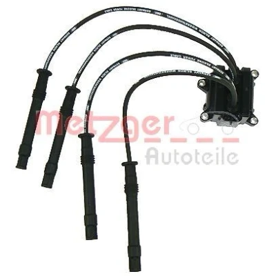 Bild av METZGER 0880022 Bobine d&#039;allumage 4 avec câble RENAULT: CLIO 2, 3, TWINGO DACIA: Sandero I, LOGAN I Berline, 2